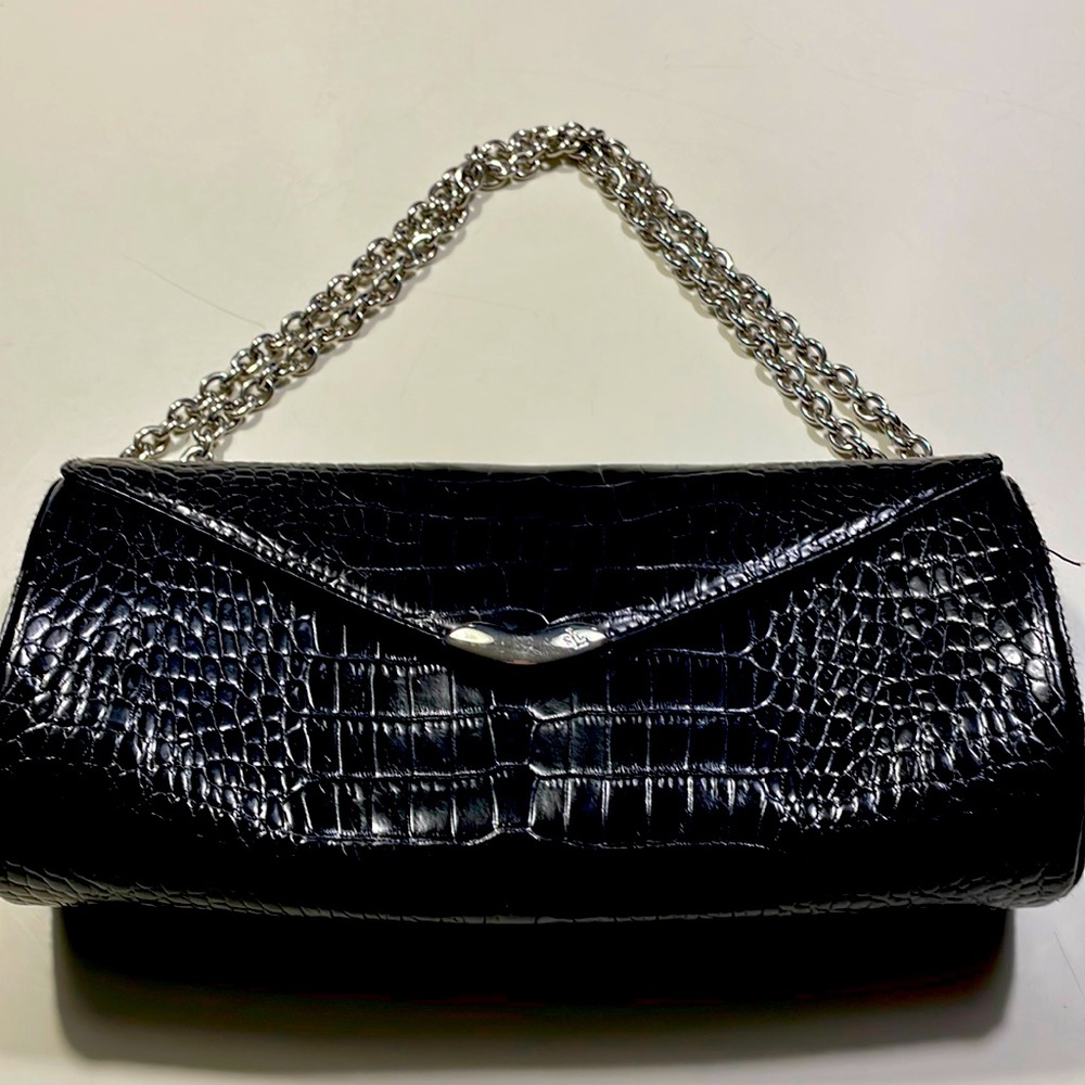 Ralph Lauren black leather purse